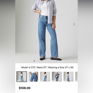 Levi's Baggy Dad Jeans